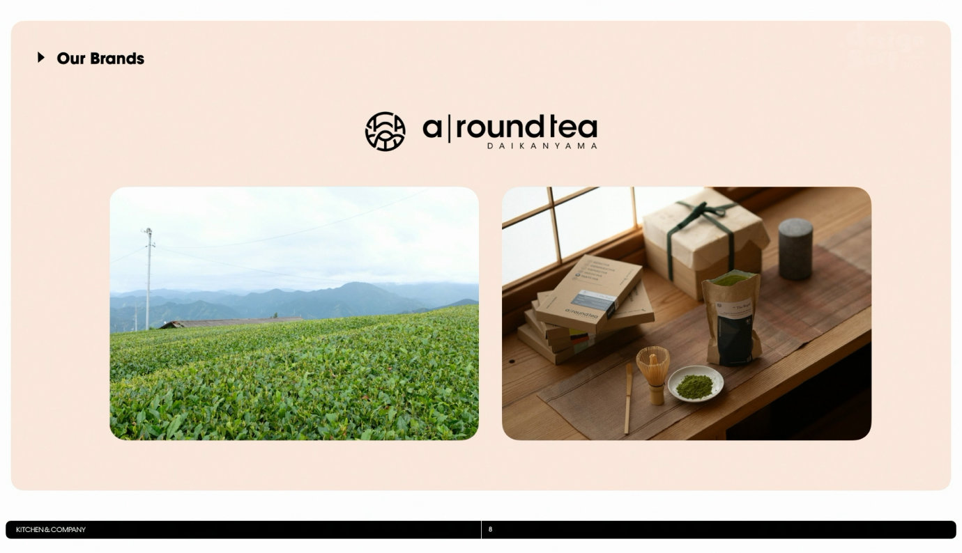 グローバルへ新しい緑茶市場の開拓を目的とした Around Tea Daikanyama